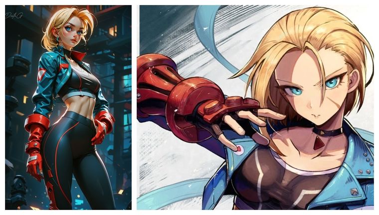 Esta IA recrea por primera vez a la bella Cammy White con su traje de Street Fighter 6