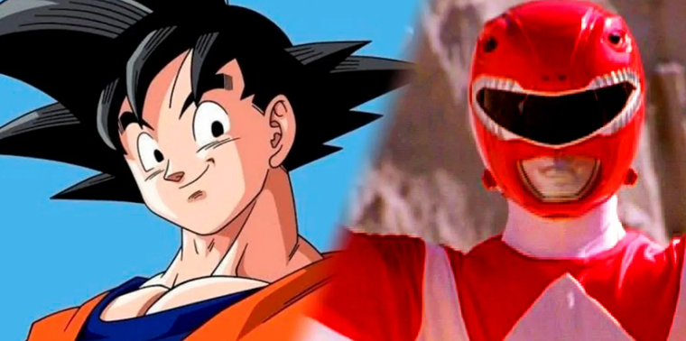 Dragon Ball: Goku se transforma en el Power Ranger Rojo con este increíble fanart