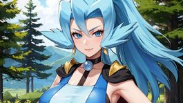 Clair, la líder de gimnasio Pokémon, en la vida real