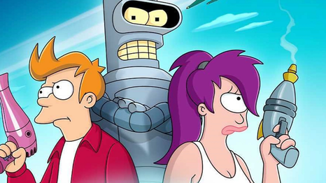 La IA convierte a Futurama en un live-action de los años 80