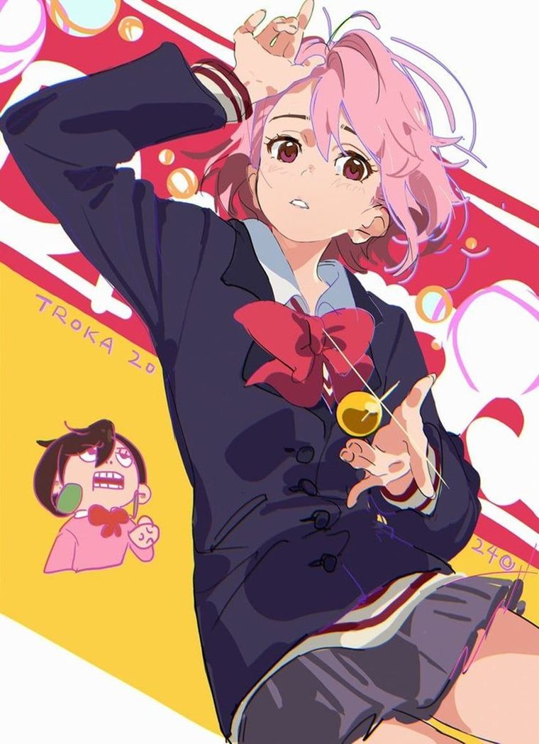 Su origen se encuentra en Kami High, donde era una estudiante admirada antes de verse envuelta en los eventos sobrenaturales de la serie. Su origen se encuentra en Kami High, donde era una estudiante admirada antes de verse envuelta en los eventos sobrenaturales de la serie.