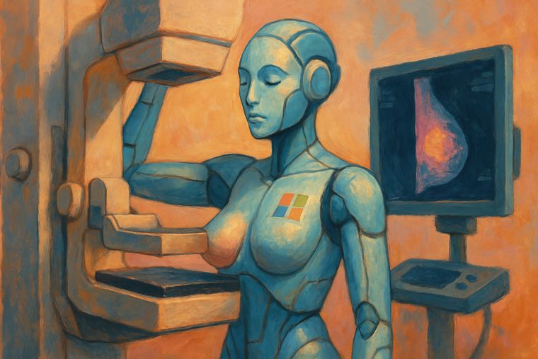 Microsoft desarrolla un modelo de IA para detectar el cáncer de mama con mayor claridad y menos falsos positivos.