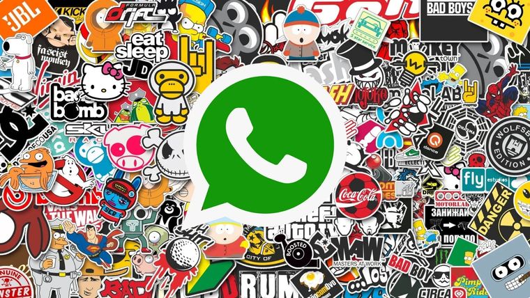Los stickers se transformaron en infaltables en las conversaciones de Whatsapp