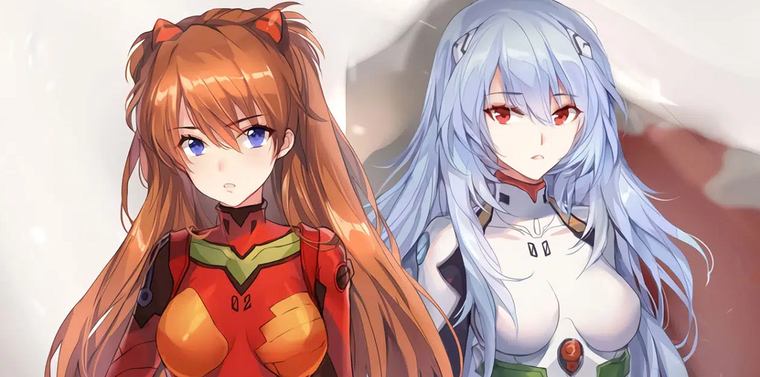 Evangelion: fan art reinventa a Asuka y a Rei al mejor estilo de los Caballeros del Zodiaco