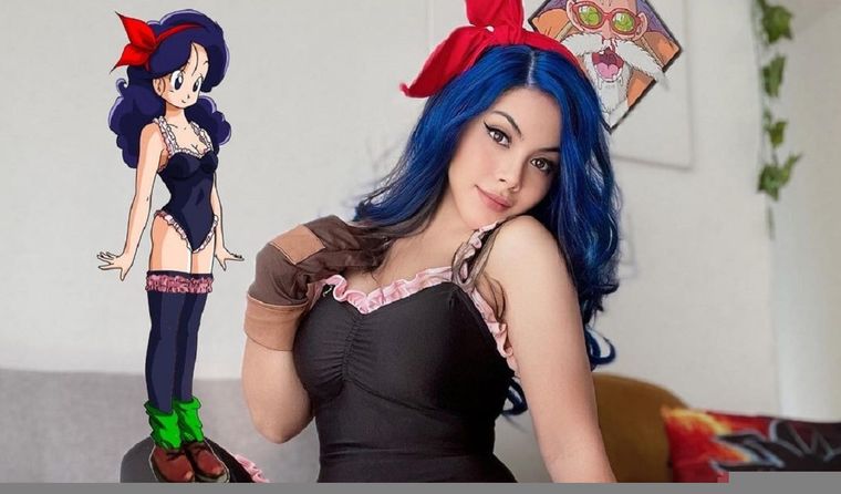 Lunch regresa a Dragon Ball con el traje de entrenamiento de Roshi en este increíble cosplay