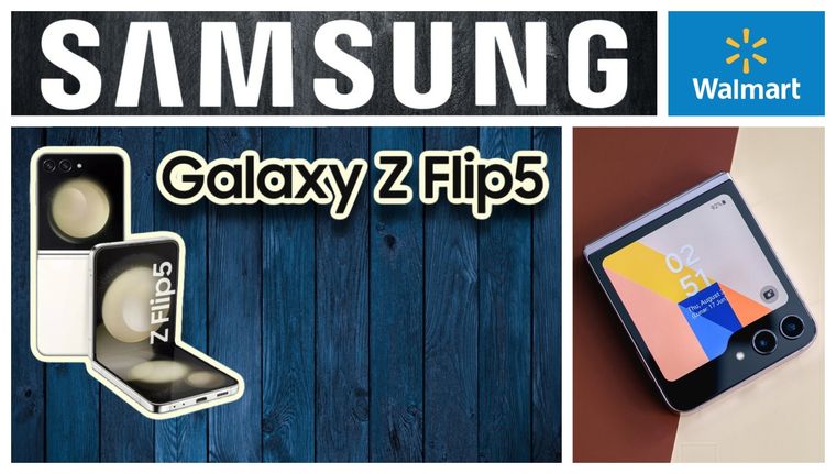 Walmart ofrece el Samsung Galaxy Z Flip5 con un descuento de más de $100 dólares
