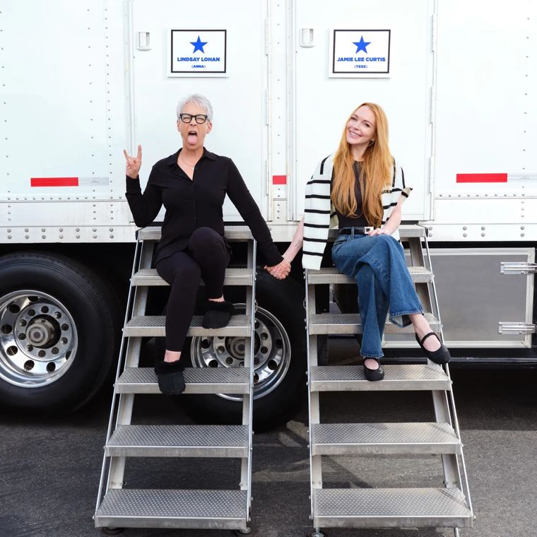 Lindsay Lohan y Jamie Lee Curtis están filmando la segunda parte de la película