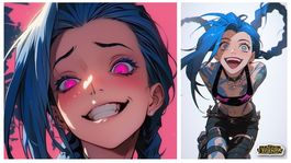 Jinx de League of Legends muestra los 5 mejores fan arts realizados con inteligencia artificial