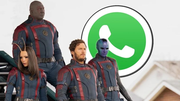 Tema de Guardianes de la Galaxia en WhatsApp