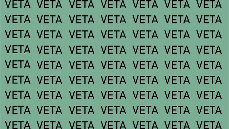 Encuentra la palabra Beta que está escondida entre Veta