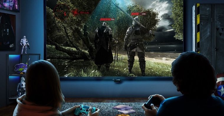 Juega y diviértete con este mini proyector con Android 10 que toca fondo en AliExpress