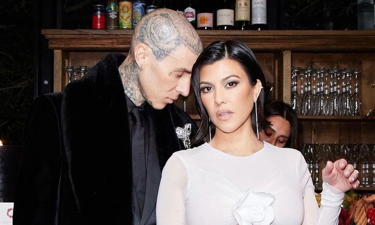Travis Barker y Kourtney Kardashian