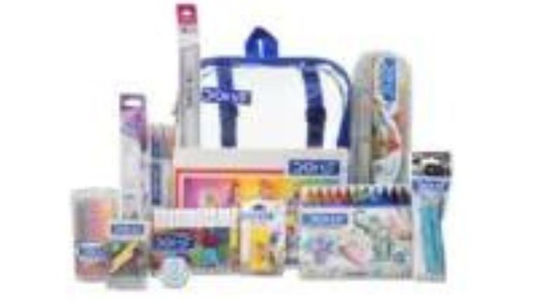 El material de la mochila creativa permite que se vea todo su interior.