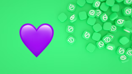 BTS: Significado del corazón púrpura en WhatsApp