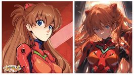 La IA trajo a la vida a la versión realista de la increíble Asuka Langley de Evangelion