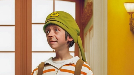 El Chavo del 8 creado a partir de inteligencia artificial.