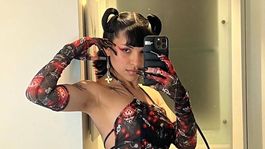 La artista argentina se encuentra viviendo con su pequeña hija Inti
