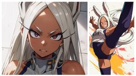 Mirko es presentada como una de las heroínas más fuertes y valientes de Japón