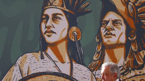 El encuentro de dos figuras históricas separadas por 500 años.