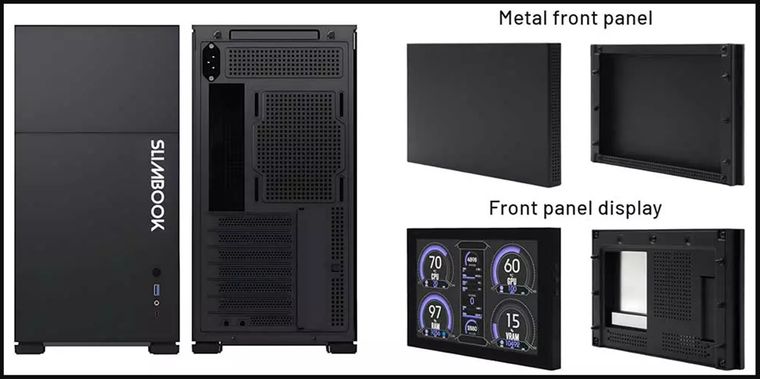 Este modelo es compatible con placas base ATX y mATX, y con tarjetas gráficas de última generación Este modelo es compatible con placas base ATX y mATX, y con tarjetas gráficas de última generación