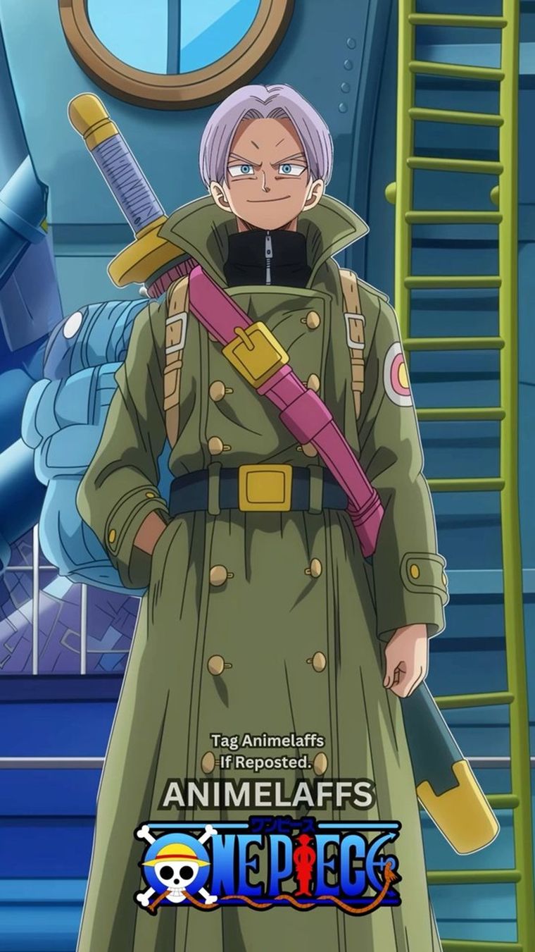 Trunks, el espadachín del futuro en los mares de One Piece. Trunks, el espadachín del futuro en los mares de One Piece.
