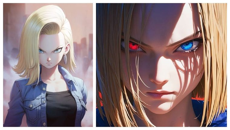 Androide 18 hace su primera aparición como una antagonista