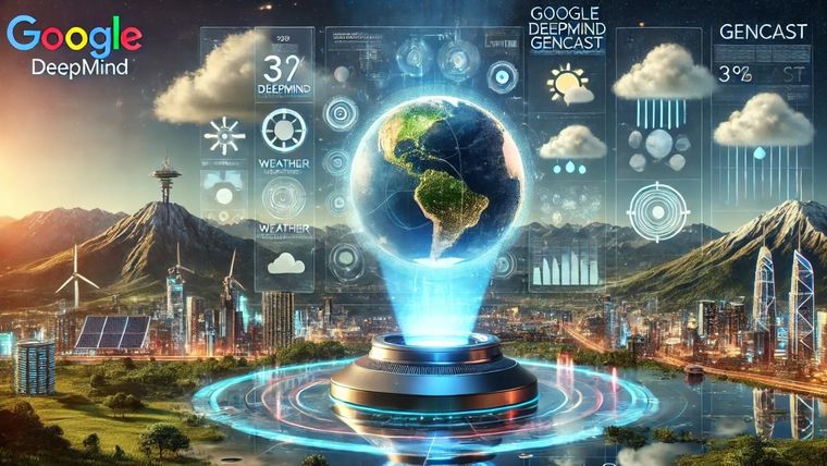 Google DeepMind desarrolló una Ia para predecir fenómenos meteorológicos