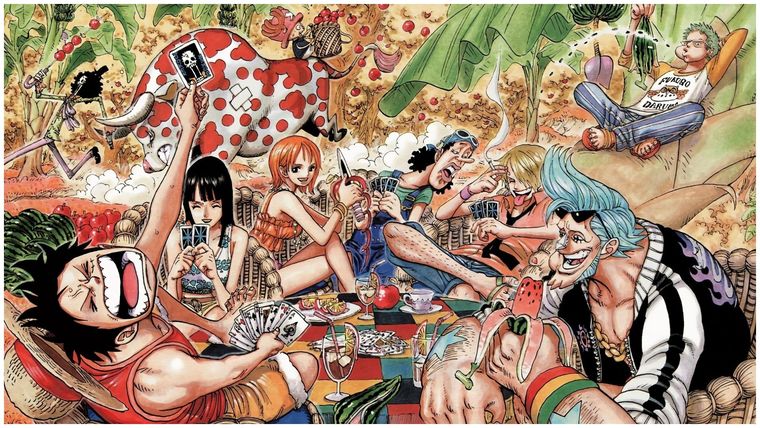 One Piece narra la épica travesía de Monkey D. Luffy y su tripulación.