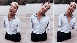 Inspiracional y ejemplo de superación, Gabe Adams enseña maquillaje en TikTok