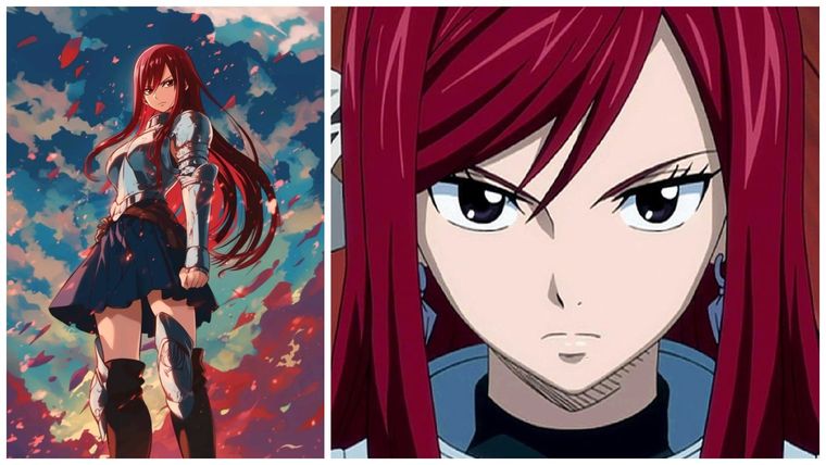 Erza Scarlet, conocida como Titania, la Reina de las Hadas, siempre ha destacado en Fairy Tail.
