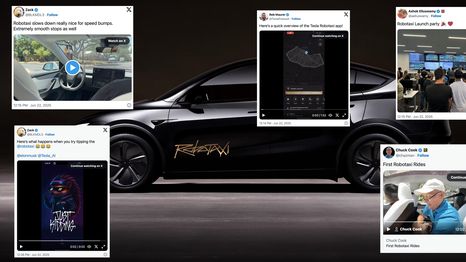 Tesla prueba su servicio de robotaxi en Austin con supervisión humana.