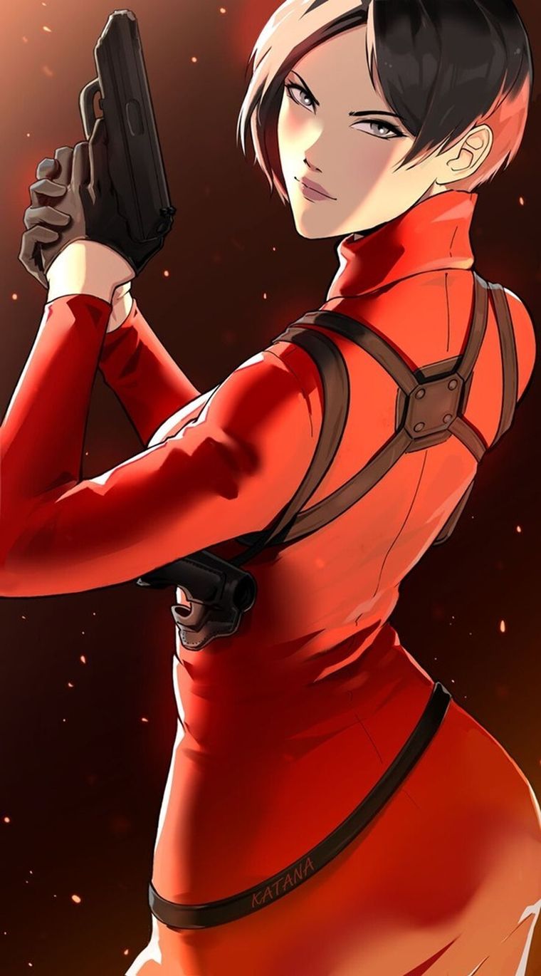 Su vestimenta más icónica es un elegante vestido rojo ajustado que resalta su figura. Su vestimenta más icónica es un elegante vestido rojo ajustado que resalta su figura.