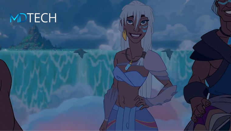 El personaje de Atlantis fue recreado por este cosplay que la mostró como una persona de la vida real.