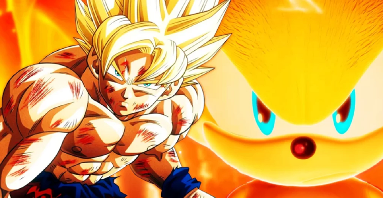 Copia o pura coincidencia: esta es la nueva transformación de Sonic que imita a Goku como Super Saiyajin 2