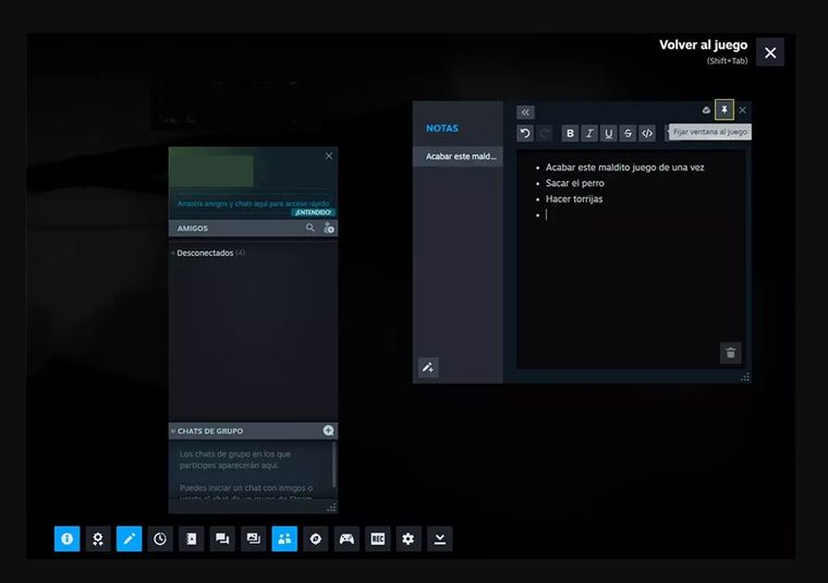 Ideal para no olvidar misiones secundarias, recordar combinaciones, llevar un control del progreso o simplemente capturar ideas mientras se juega.