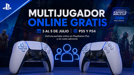 PlayStation permitirá jugar online sin PlayStation Plus del 3 al 5 de julio en PS5 y PS4.