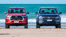 Toyota Hilux y Volkswagen Amarok, las camionetas más populares del mercado