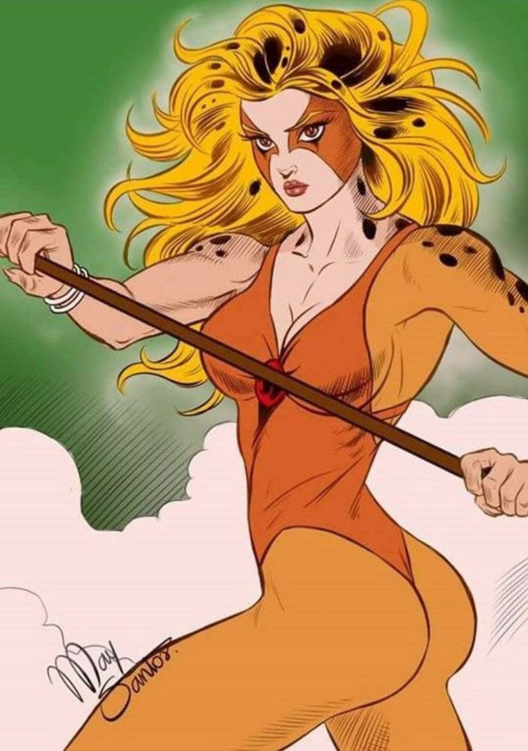 Cheetara es reconocida por su velocidad sobrehumana, su elegante figura felina y su sexto sentido, que le permite prever el futuro. Cheetara es reconocida por su velocidad sobrehumana, su elegante figura felina y su sexto sentido, que le permite prever el futuro.