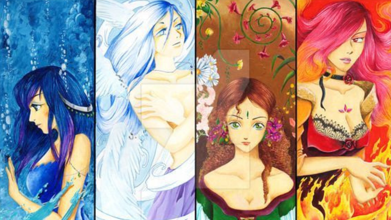 Una inteligencia artificial recreó los cuatro elementos de la naturaleza para mostrarlos como personas de la vida real.