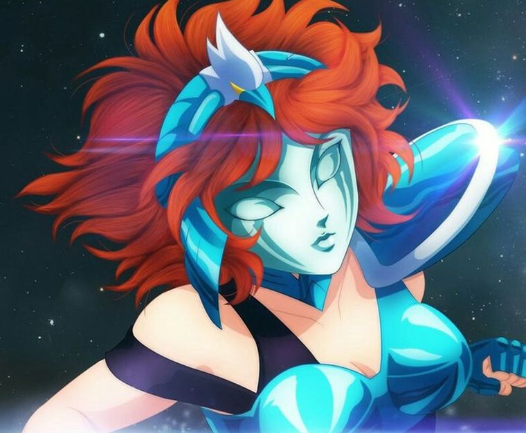Marín de Los Caballeros del Zodiaco cobra vida en este impresionante fanart