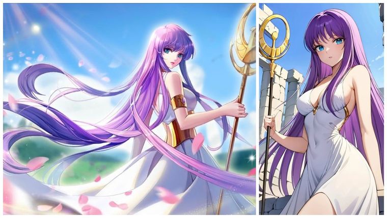 Athena pasa de ser una figura aparentemente distante para convertirse en el centro moral y espiritual de Los Caballeros del Zodíaco.