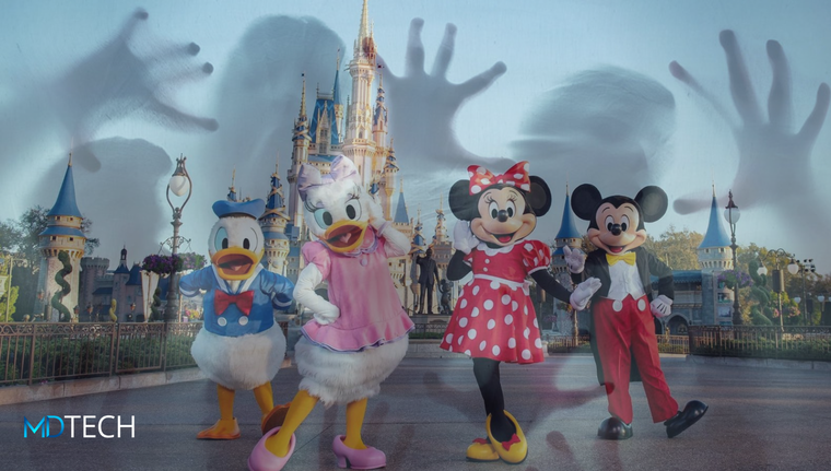 Esta IA recreó imagenes del parque de Disney como un Disneyland de terror.