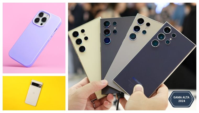 Estos son los 3 mejores teléfonos de gama alta del 2024