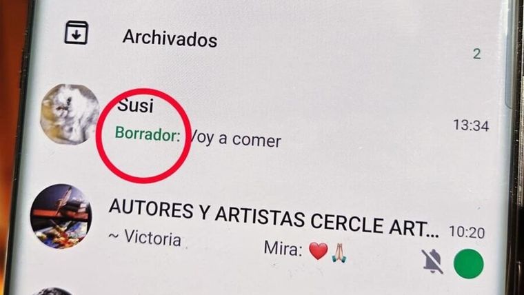 La app de mensajería ahora permite crear borradores