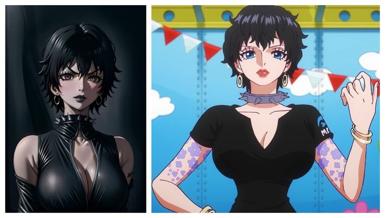 Conoce la primera versión realista que la IA desarrolló para Doll, la vicealmirante de One Piece