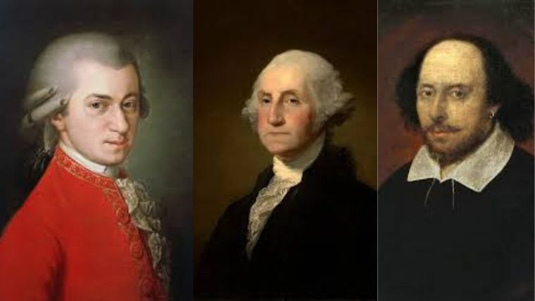 Esta IA muestra cómo se verían en la actualidad Shakespeare, Mozart y George Washington