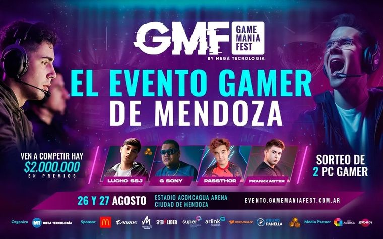 Game Manía Fest llega a Mendoza y vos podés ser parte del mayor evento gamer de Cuyo