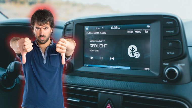 Automóvil, pantalla táctil