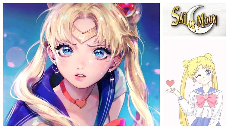 Gracias a esta IA podemos ver el lado más bello de Serena, la protagonista de la serie Sailor Moon