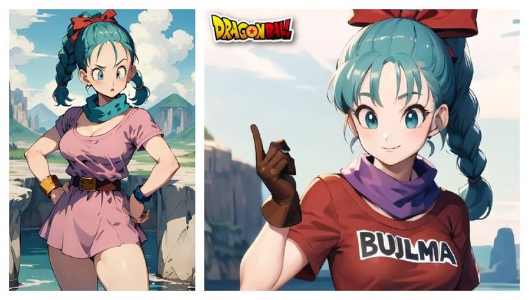 Una IA recrea la versión más icónica y clásica de Bulma en Dragon Ball